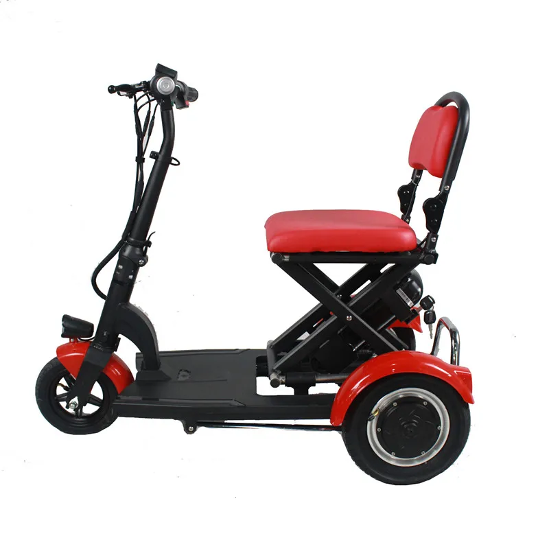 Portable mobile scooter family 3 wheel bicycle e bike for elderly