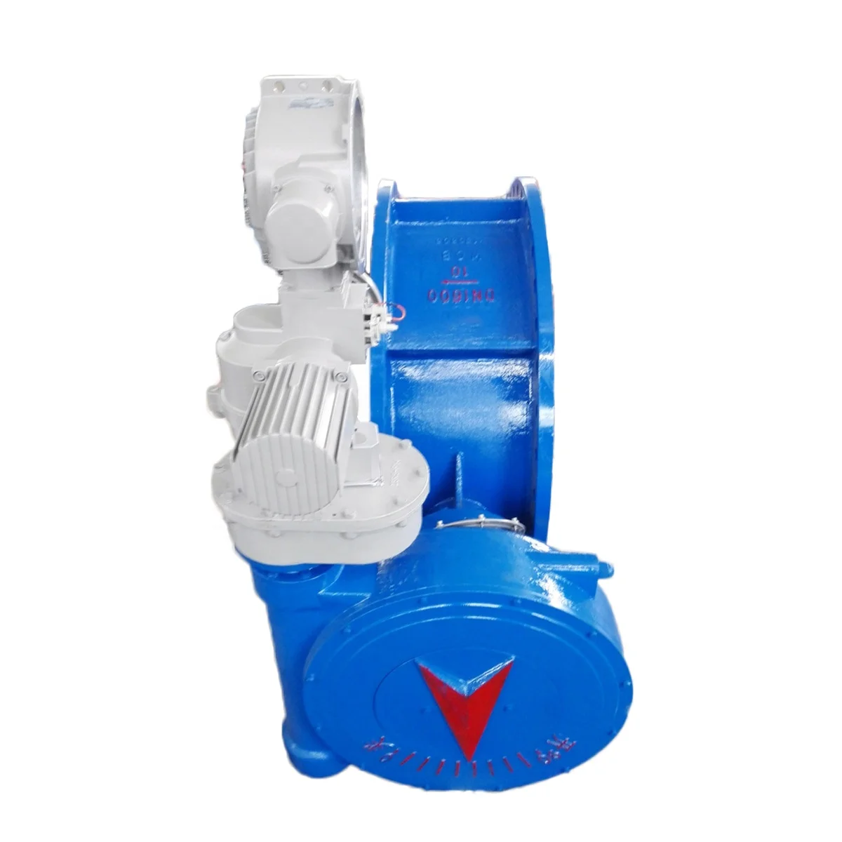 SIPOS Aktorik actuator DN1600 butterfly valve