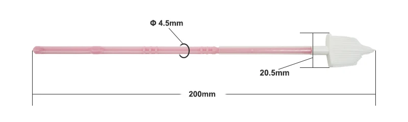 Pap Smear Test Kit Disposable HPV Test Kit Cervical Brush Gynecological Examination Kit Vaginal de hisopo de bandada