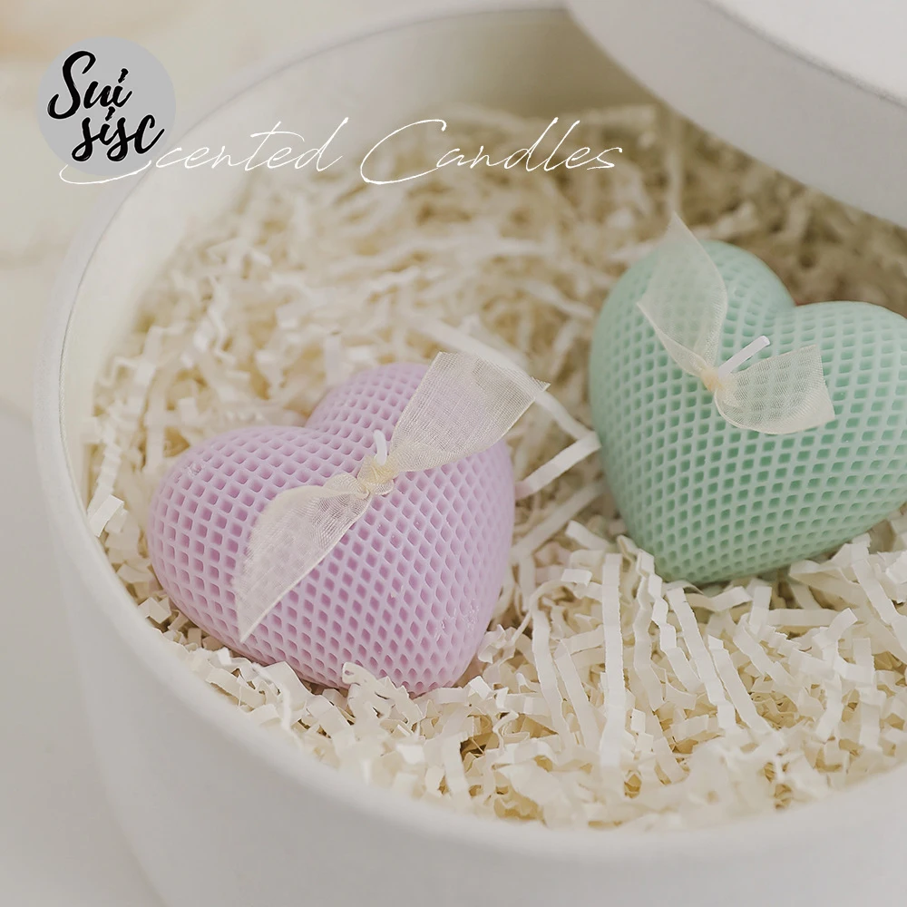 Heart Scented Candle Classic Home Decor Preserving Luxury 100% Nature Soy Wax Candle Valentines Gift Soy candle