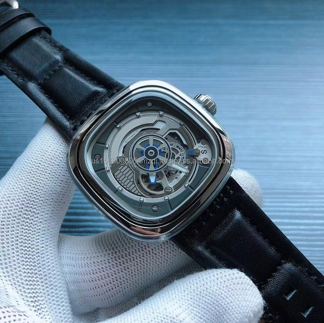 Luxury men watch 47mm Friday Automatic Mechanical Watch for men Hollow Dial Design Friday Indicator Japan Movement watch