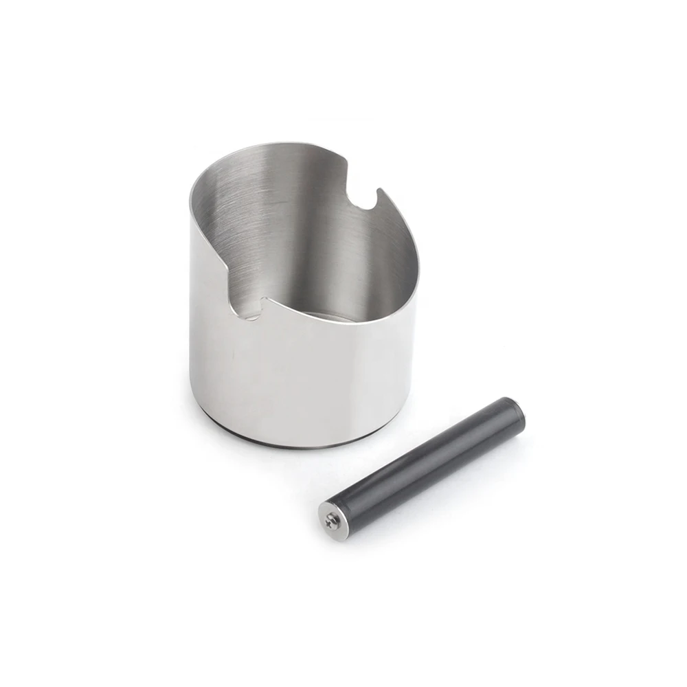 Кофе-машина измельчения контейнер Силиконовый круглый журнальный столик Knock