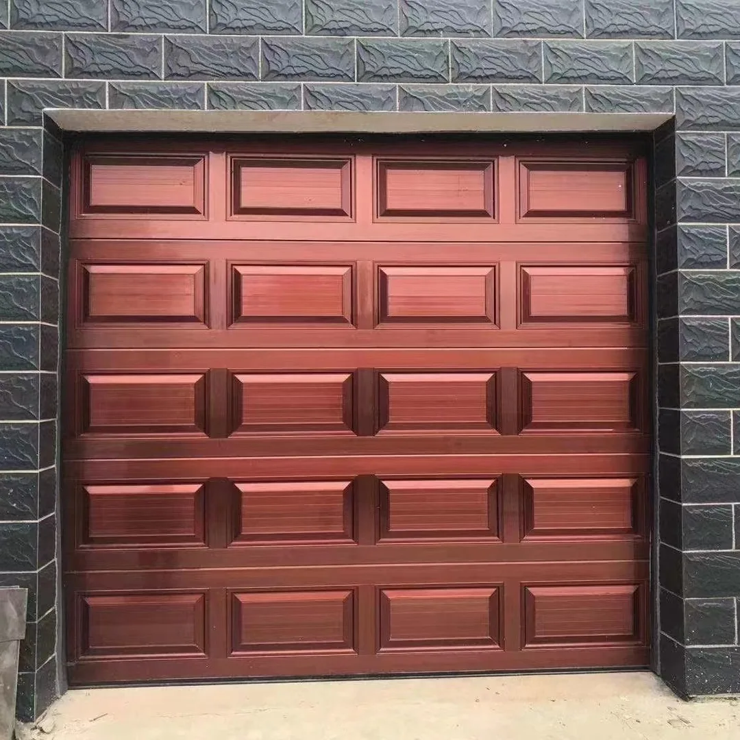 Luxury Home Villa Flip Panel Garage Door Electric Intelligent Remote Control Anti-theft
