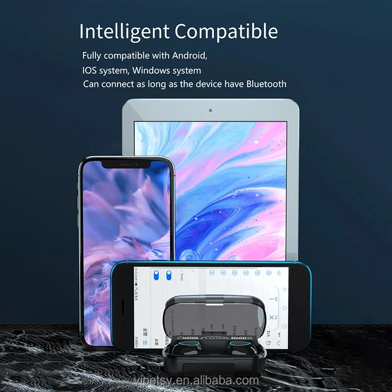 High quality Mini headphones TWS Wireless Headphones Noise Cancelling M10 Bluetooth Waterproof Sports Touch Running headphones