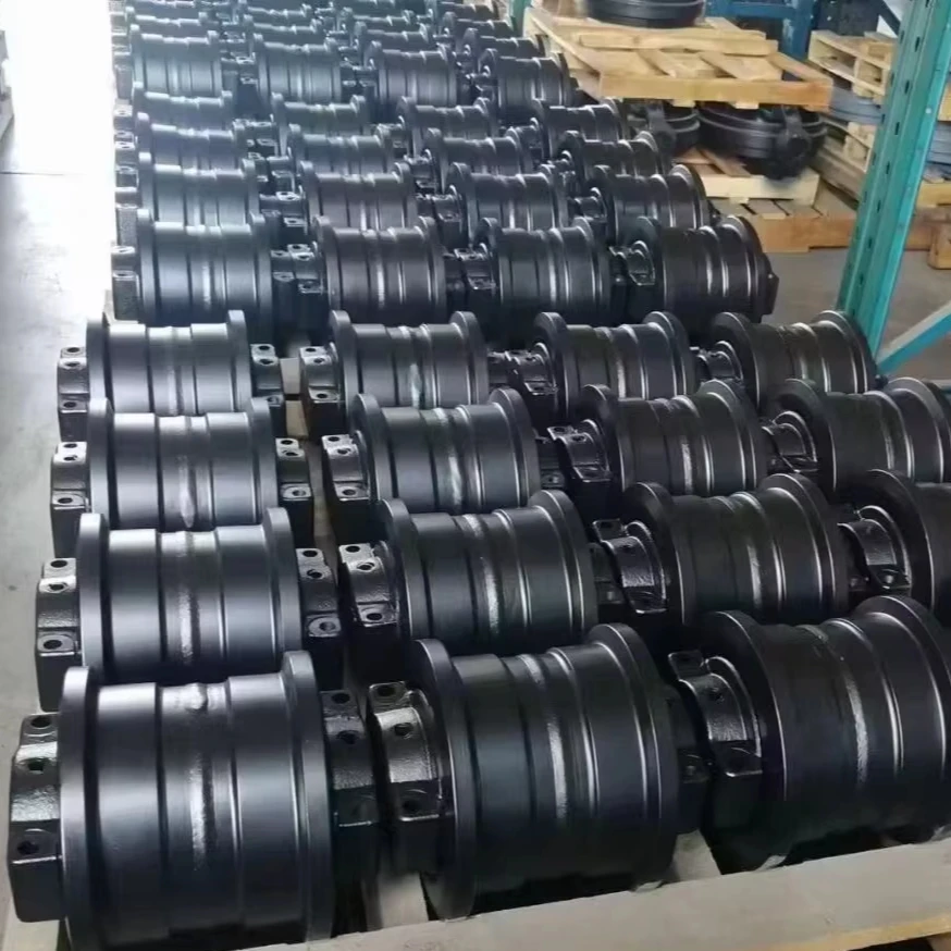 Fast delivery  Track Rollers Spare Parts Track Roller Bottom Roller Customization For Asphalt Paver