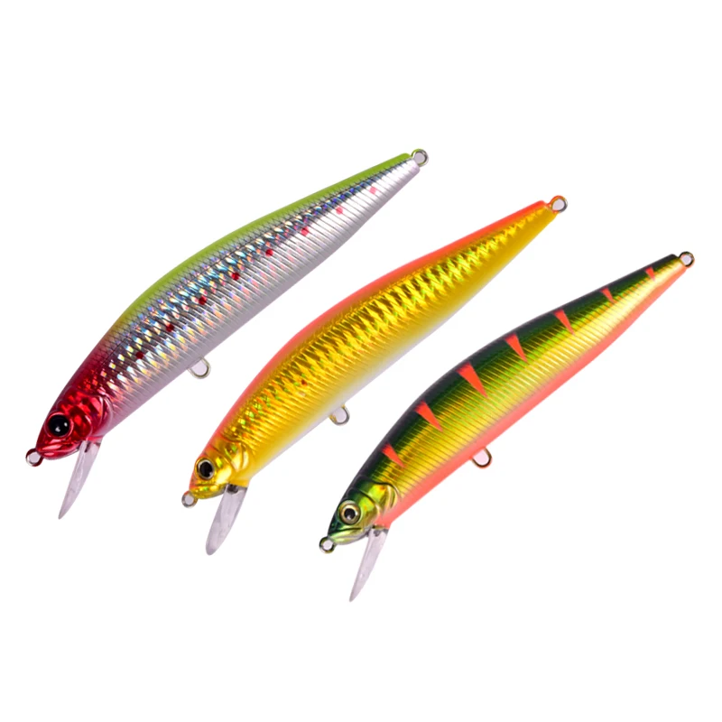 Handicraft Deep Diving Fishing Minnow Floating Sinking Black Minnow Baits Luminous Fishing Wobler