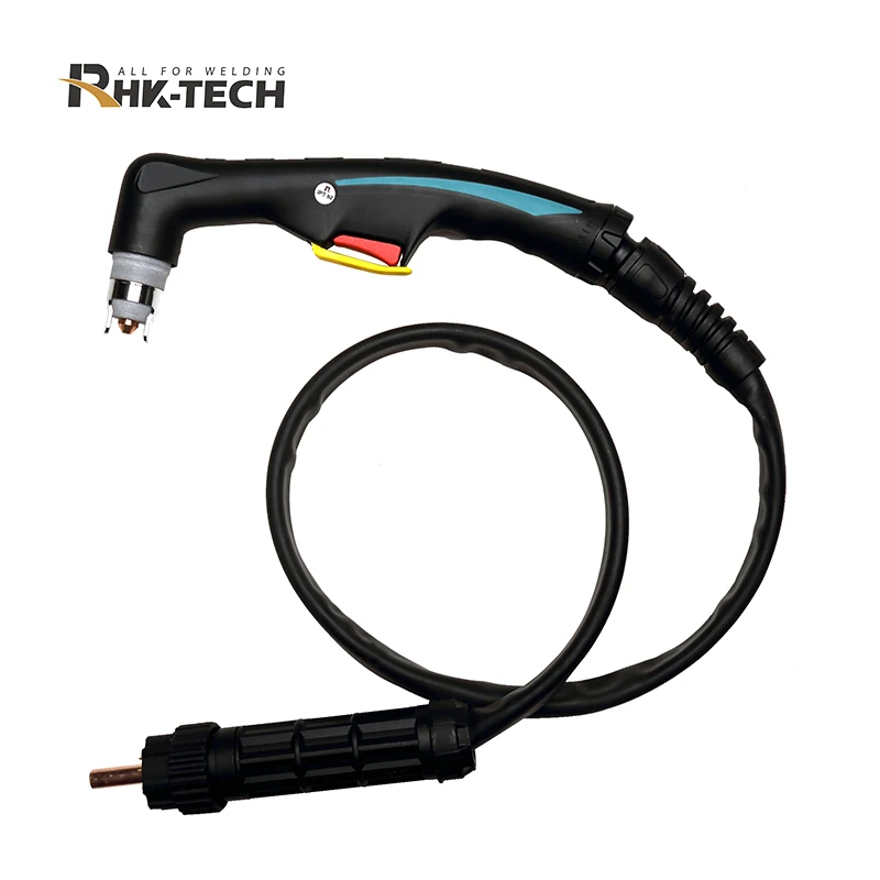 RHK TECH PT80 6m Central Adaptor Back Striking Air Cooled 80Amp IPT80 Plasma Cutting Torch without High Frequency
