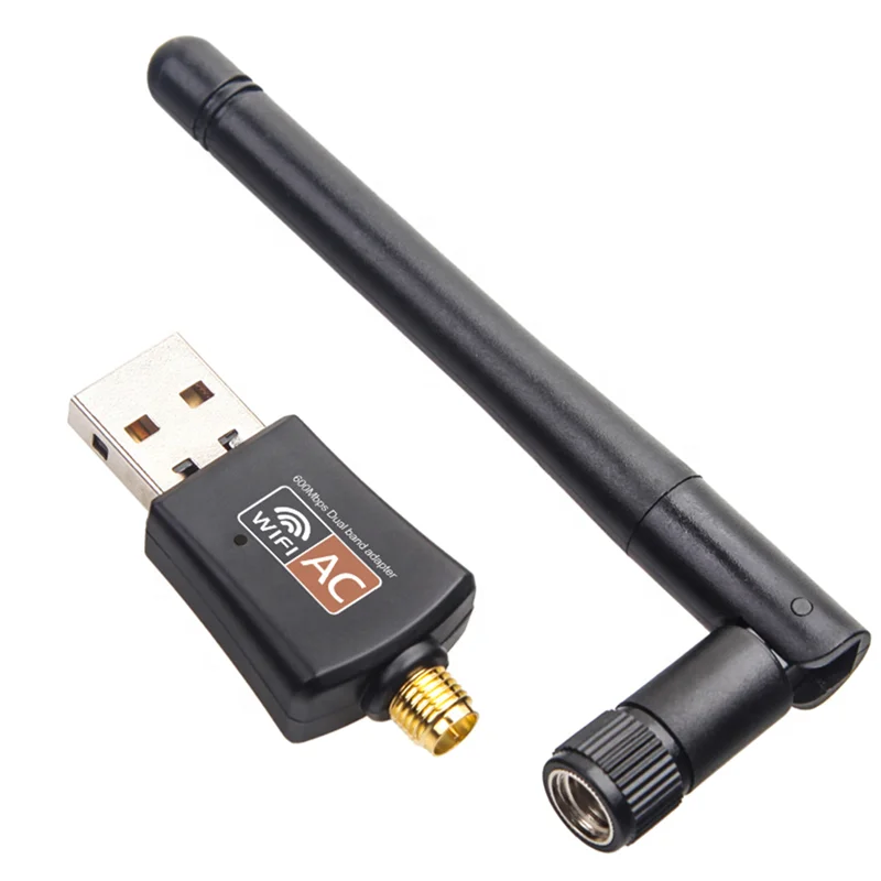 600M wireless network card 2.4G/5G dual-band USB laptop desktop computer wifi receiver transmitter wifi USB adapter wireless