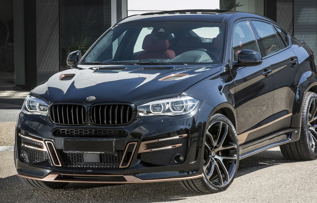 High quality LM wide style carbon fiber / fiber glass car bumpers body kit fit for F16 X6