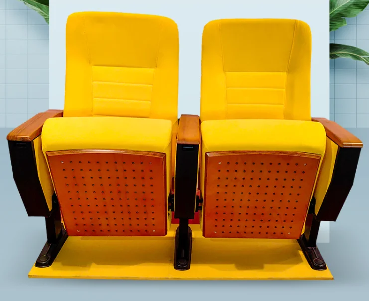 Factory direct sales hot sale fashionable and durable steel pipe auditorium chair