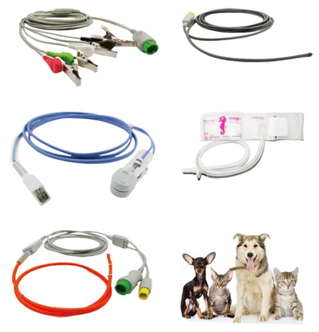Vet Monitor desktop Multipara Vital Signs Monitor Veterinary Equipment Medical device Animal for Vet Use Clinic ICU Hospital