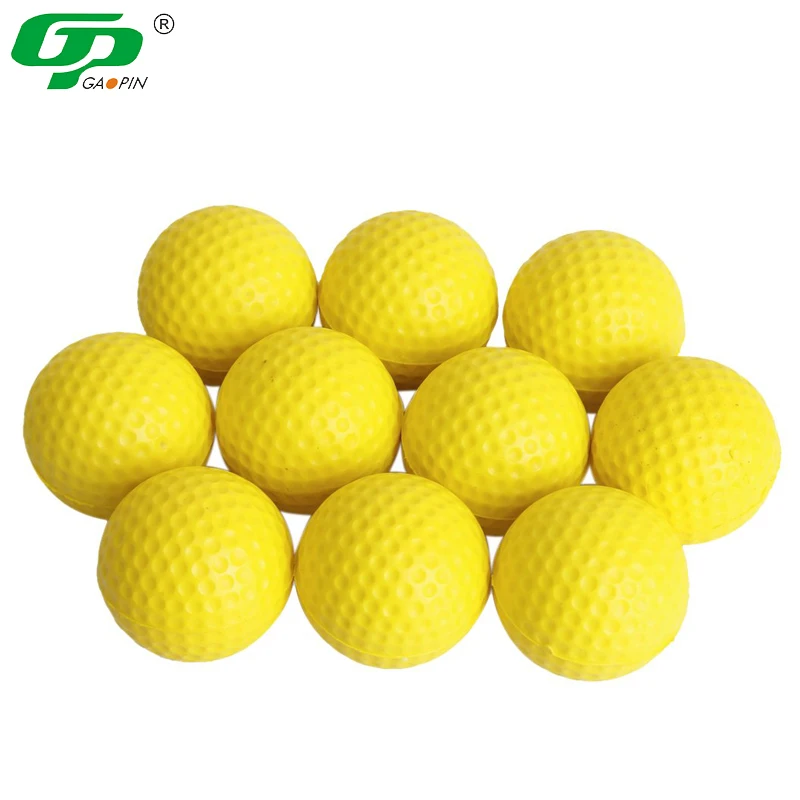 Golf Ball Factory Custom Your Own Logo PU Soft Foam Practice Golf Balls Indoor Outdoor Golf Training Balls
