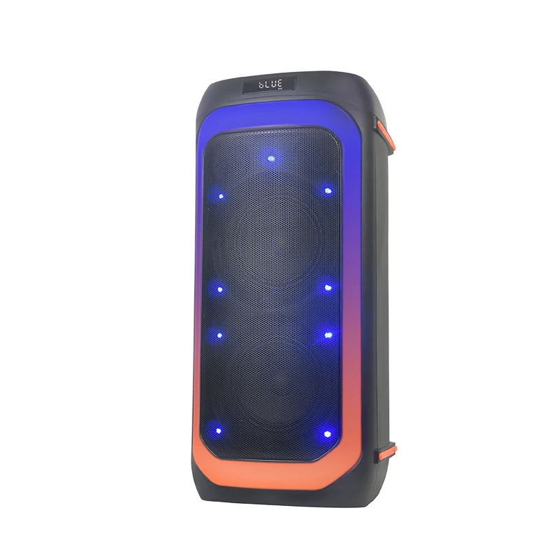 Temeisheng TMS-639 Dual 6.5 Inch Karaoke Speaker Best seller OEM customize Dynamic Light Show Active Sound System for Home Party