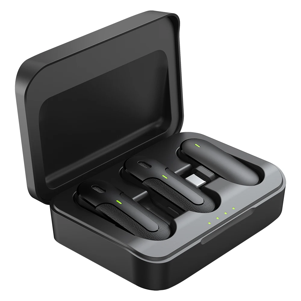 Беспроводной петличный микрофон M8 студийный игровой для iPhone/ПК/Type-C с клипсой