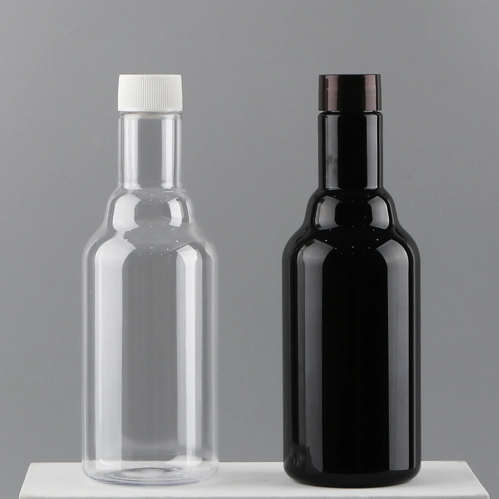 Long Neck 400ml PET Car General Gaso line Diesel General Engine Fuel Oil Bottle Carbon Cleaning Agent Fuel Additive Bottle
