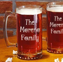 750 ml/26 oz custom decal logo Funny Glass Beer Mug,personalized glass mugs,great beer mugs for beer lovers