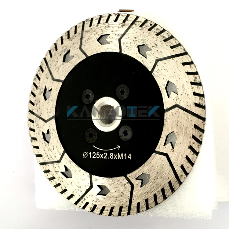 KANEOTEK China 5 inch 125mm angle grinder Dual Diamond Grinding and Cutting Blades For Granite Marble Stone