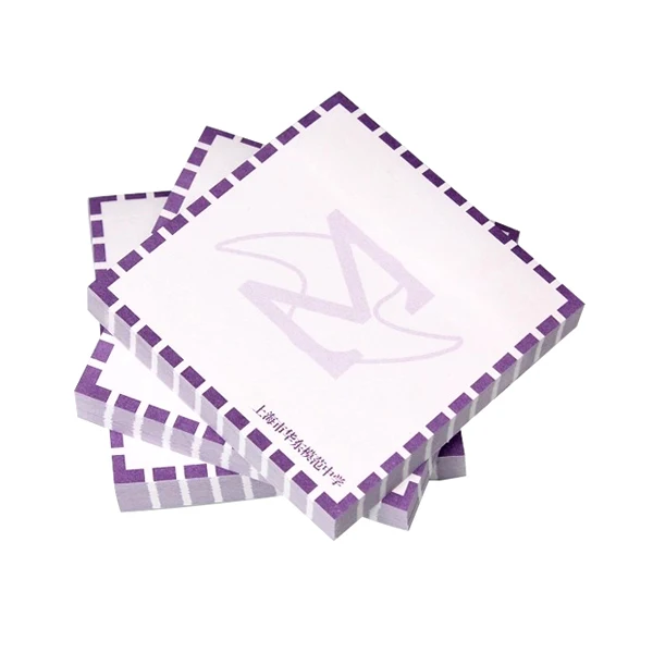Hot Selling Hotel square Shape Notepad Custom logo Sticky Note Pad for Real Estate Promotional Gifts