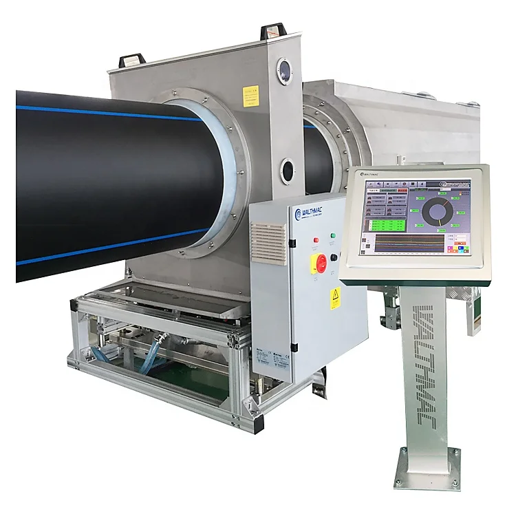 Ultrasonic thickness gauge HDPE Pipes Plastic Pipes Online Monitoring Wall Thickness Diameter Measuring Ultrasonic Meter Pipes