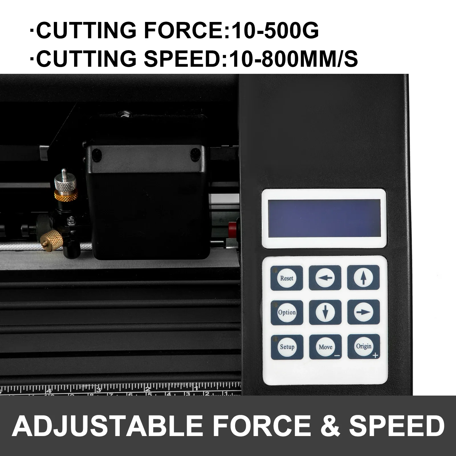 KH-1350  model Basic plotter cutting machine vinyl  cutting machine  720mm Support USB/COM  flatbed cutting plotter