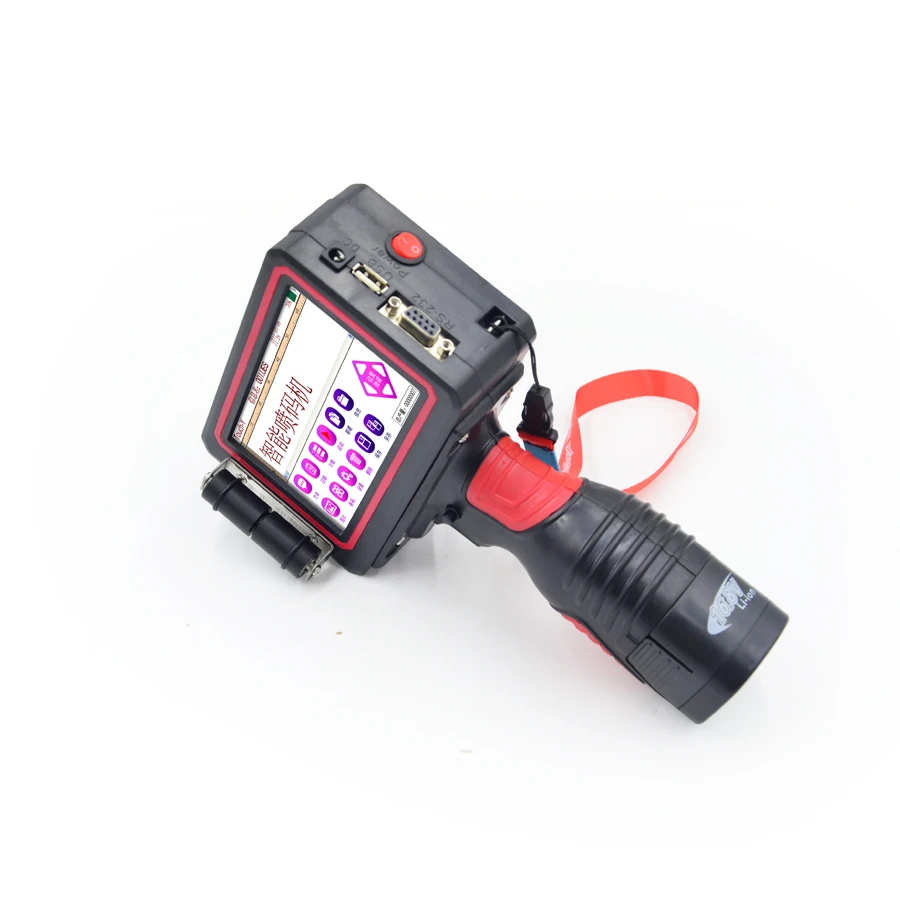 2020 Hand Held Inkjet Printer Machine 600Dpi For Plastic Bottles