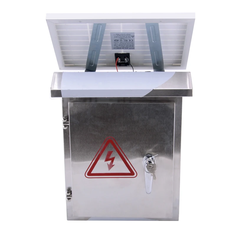 High voltage plastic 5 joule waterproof hammer farm electric dc solar fence energizer