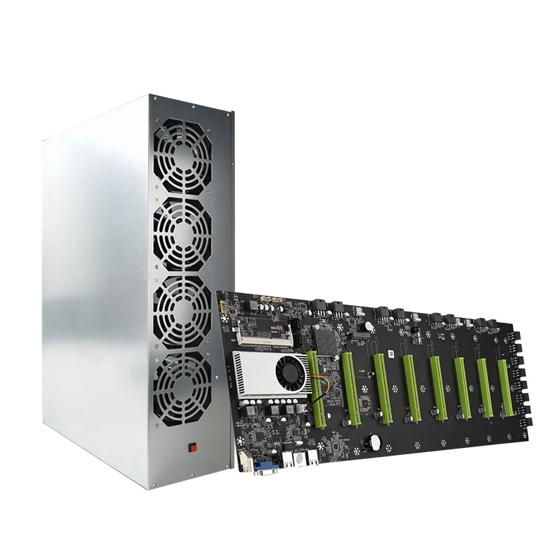  ETH врубовая машина 8 GPU Bitcoin материнская плата HM65 1037U чипсет BTC-D37 майнинга эфириума