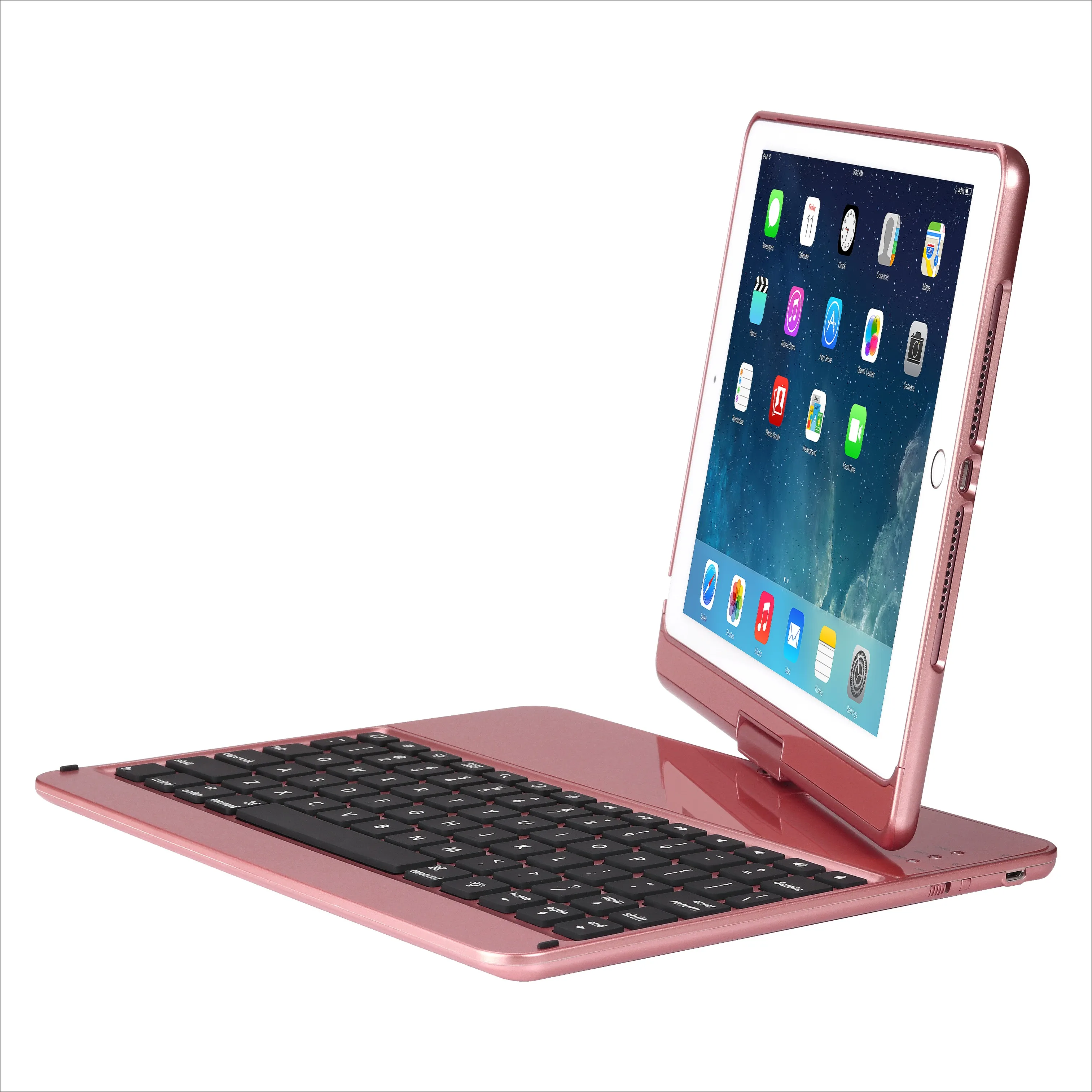  Заводская тонкая мини беспроводная клавиатура с подсветкой для iPad 10 5/10 2 ABS планшета со светодиодной поддержка