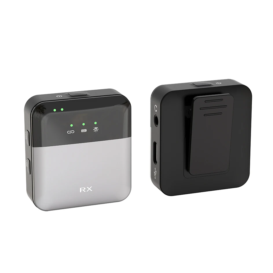 New Low Latency Live Clip on mini Video microphone factory recording mic Youtuber Set Portable Lavalier Wireless Microphone