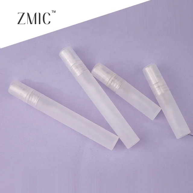 Perfume pencil bottle plastic frosted perfume bottle round shaped 5ml 8ml 10ml perfume bottle with packaging