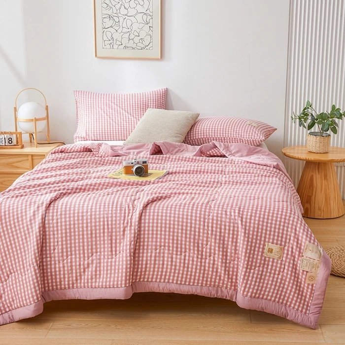 Заводская распродажа, тонкое летнее одеяло, одеяло из 100% хлопчатобумажной ткани, легкое одеяло