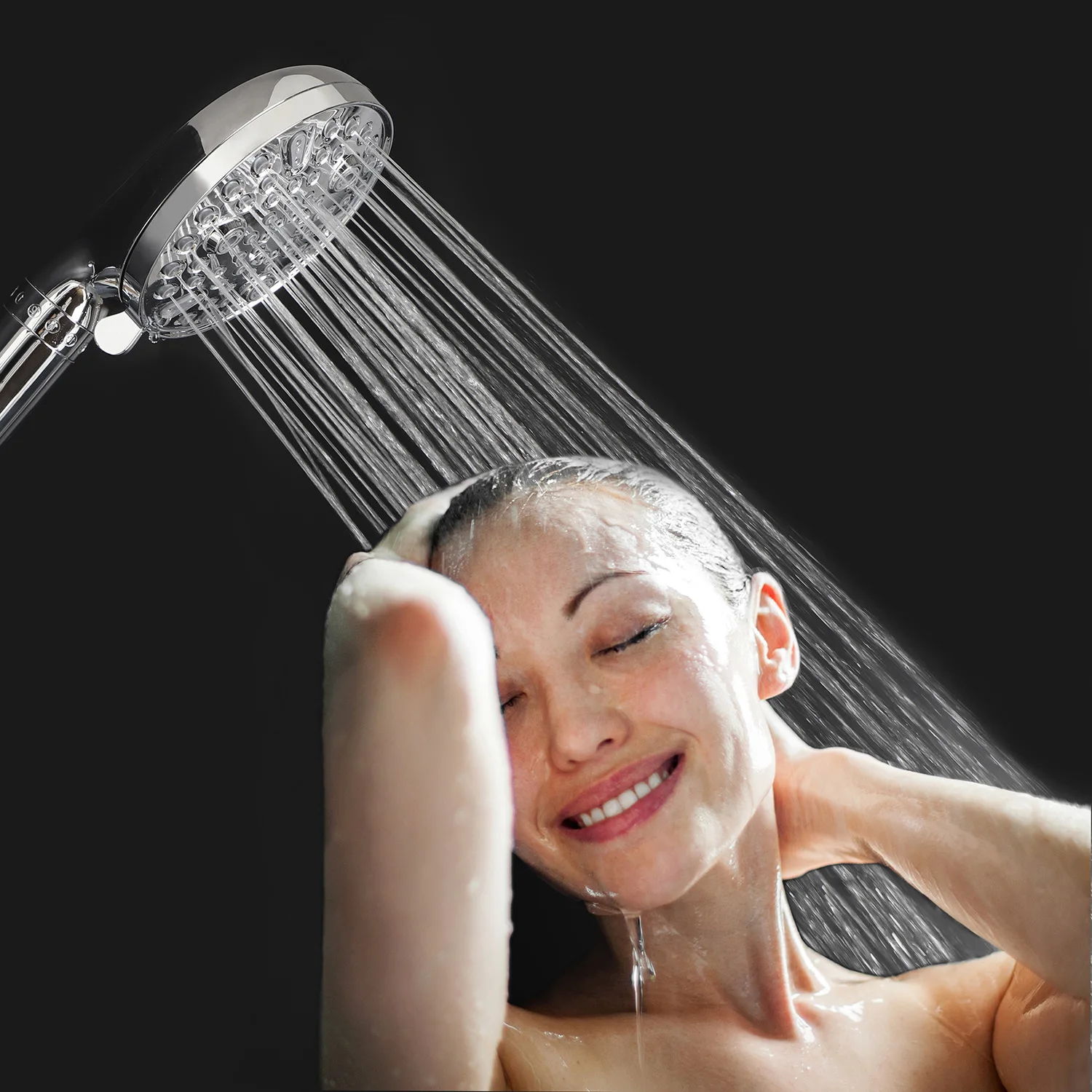 Abs Shower Head Filter Vitamin C High Pressure Massage Handheld Bathroom Shower Equipment Rainfall Shower Head With Filter