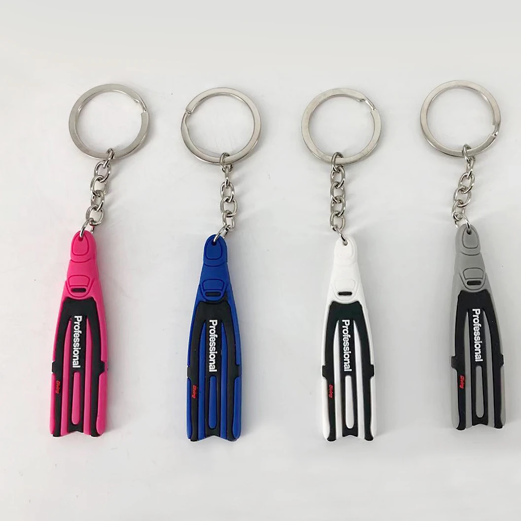 7,8*2 см Форма плавника брелок для дайвинга