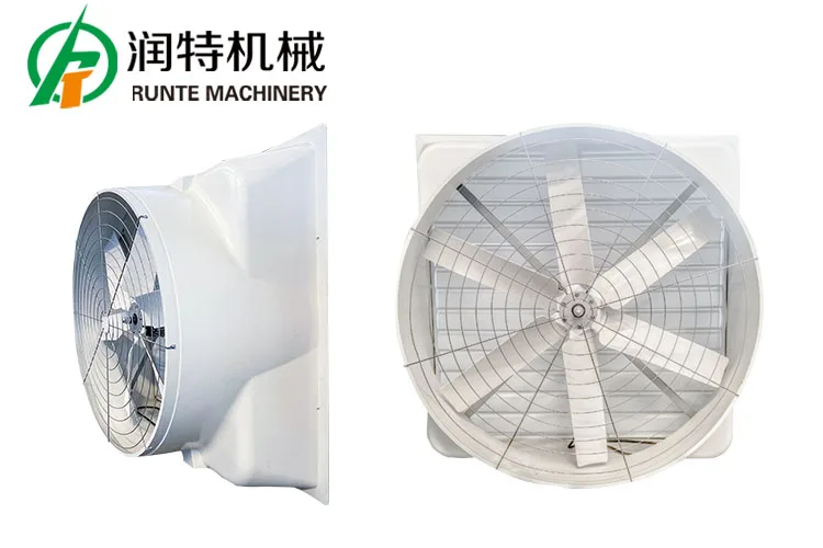 Hot Selling 1260/42 Inch Pig Farming Crate Fattening Finishing Negative Pressure Farming  Exhaust Fan, Frp Cone Exhaust Fan