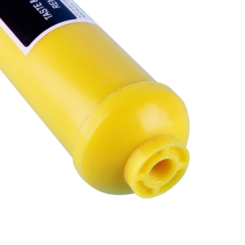 T33 Activated Carbon Inline Water Filter Cartridge 100 GPD Manual Plastic Filter for Household and Hotel Use