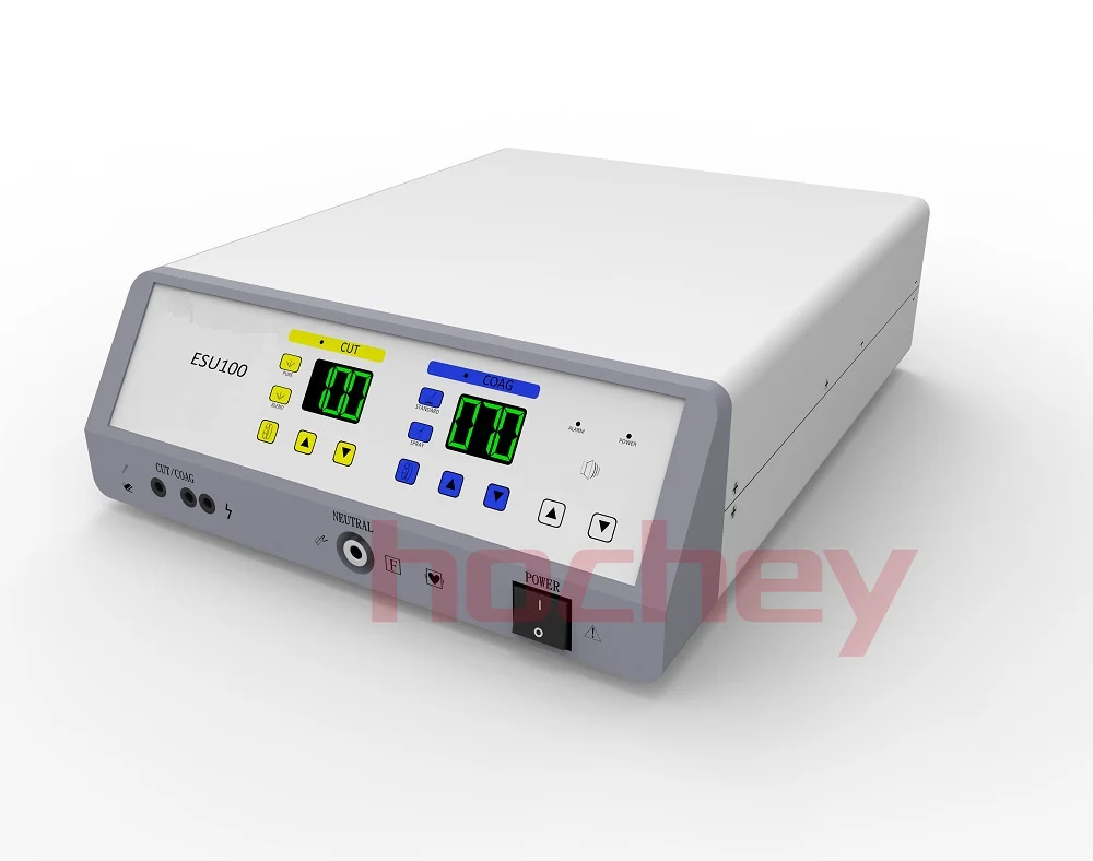 Hochey Medical 100W Electrosurgical Cautery Unit High Frequency Electrosurgery Unit with CE ISO