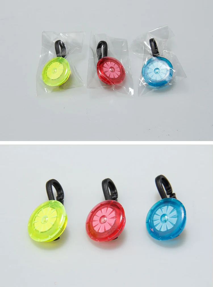 functional waterproof luminescent round led night outdoor traveling cycling bicycle warning lamp pet dog necklace pendant light