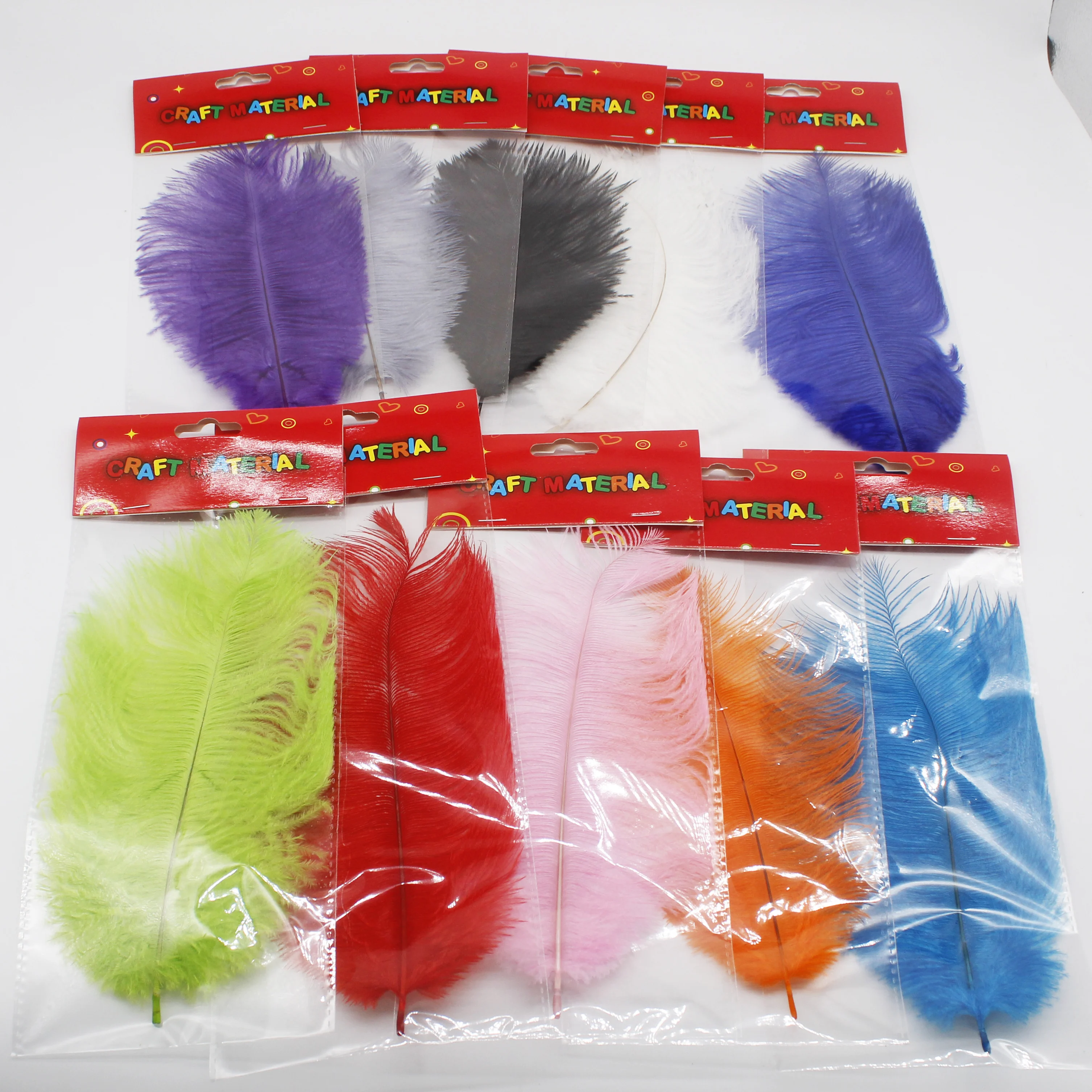 1 шт., детский головной убор из страусиного пера, 25 см