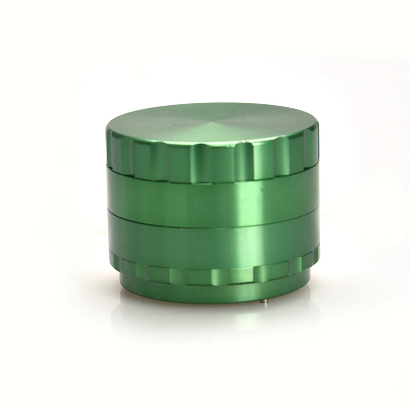2.48 inch metal aluminum alloy herb grinder four-layer diameter 63mm innovative tooth appearance mechanical dry tobacco grinder