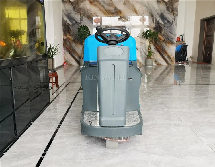 Industrial Cleaning Automatic Washing Commercial Scrubbing Machine Ride On For Auto Double Rider Cement Floor Scrubber