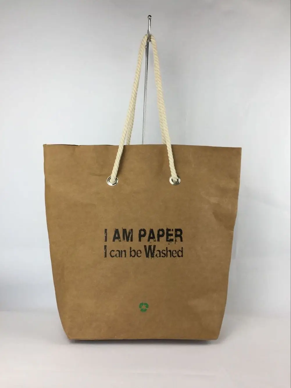 Новинка, лидер продаж, ручной мешок из переработанной крафт-бумаги