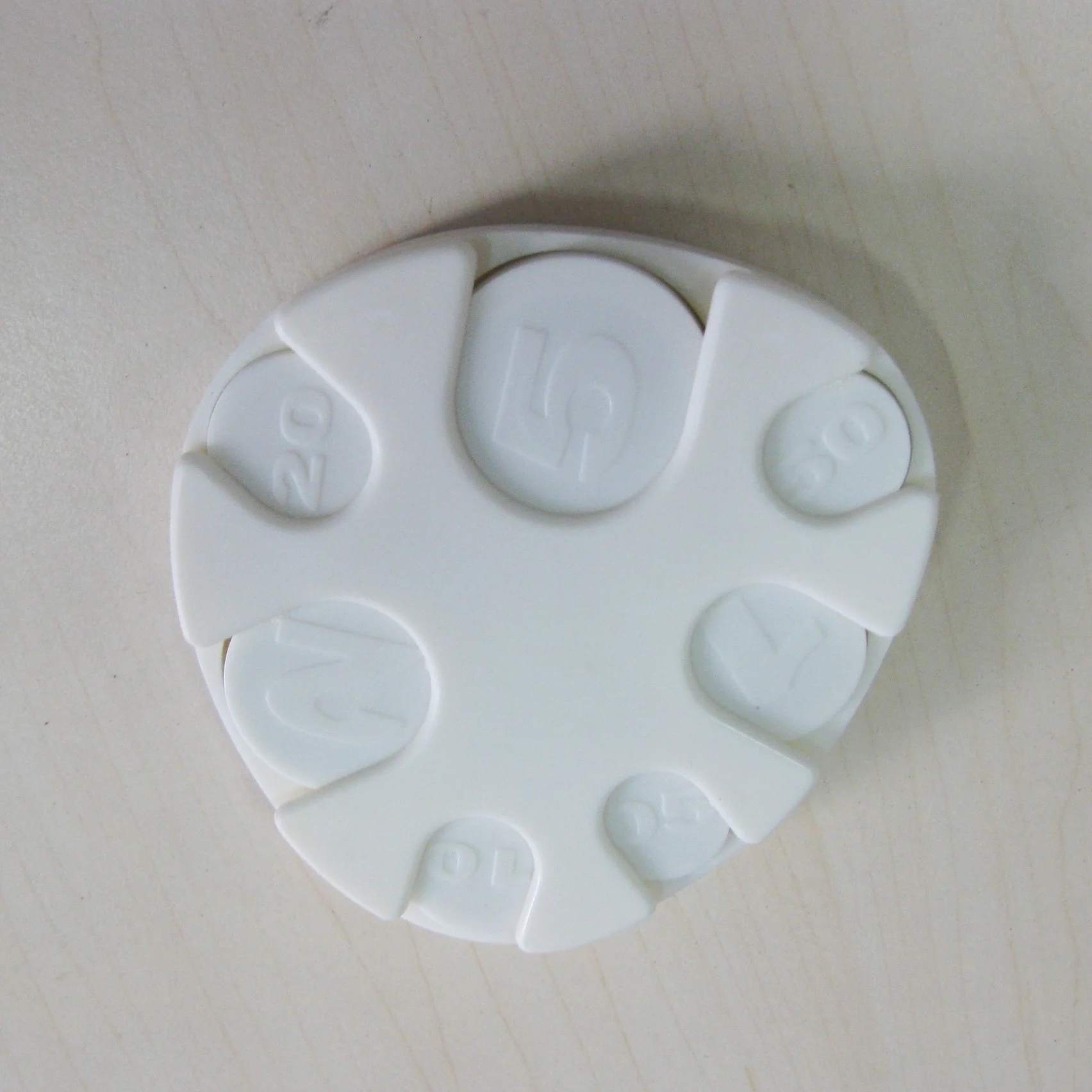 Swiss Franc Plastic Coin Dispenser SW20150528