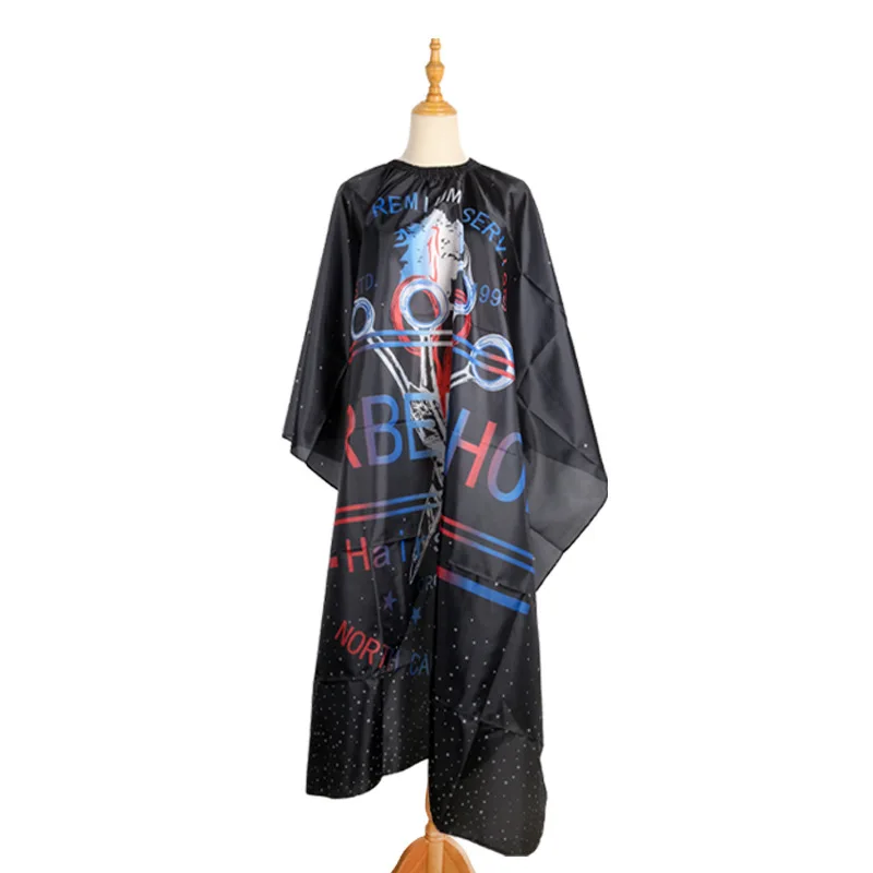 
Black Blue Barber Cape Hairdresser Hair Cutting Gown Apron Waterproof Barber Hair Styling Tools 
