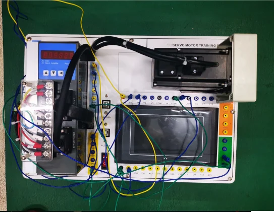 AC servo motor training system,TRAINER MODEL,EDUCATIONAL KIT,TEACHING EQUIPMENT,EXPERIMENT APPARATUS,DIDACTIC BENCH