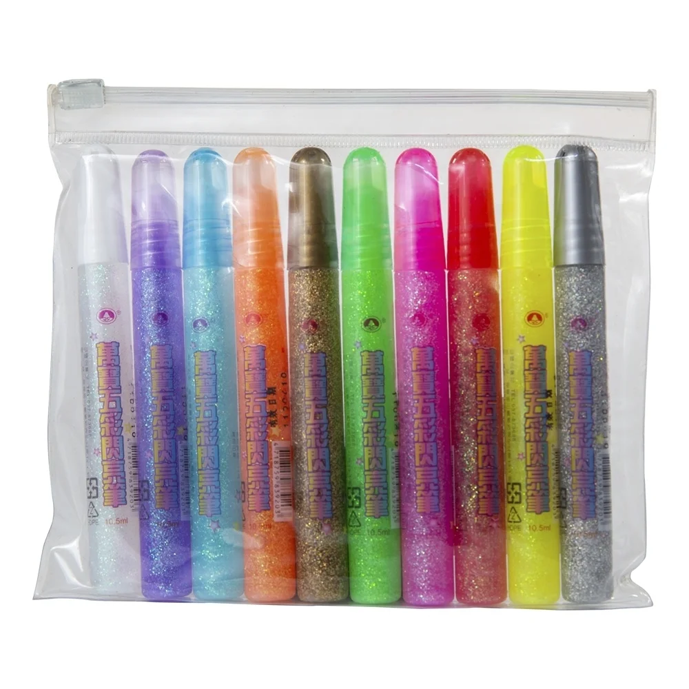 washable non-toxic gold glitter glue 60ml