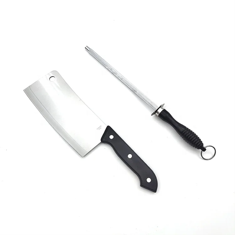 Stainless Steel Cutlery Set 6 Piece with Wood Cutting Board - Kitchen Chef Knife Set