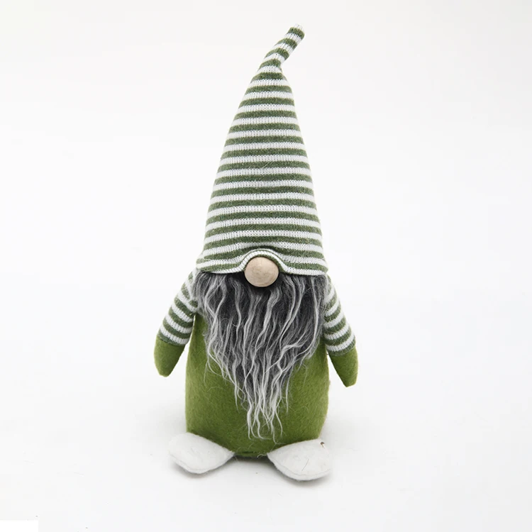 Wholesale Elf Gnome Ornaments Santa Doll Ornament Soft Flat Stripe Big Elv Christmas Plush