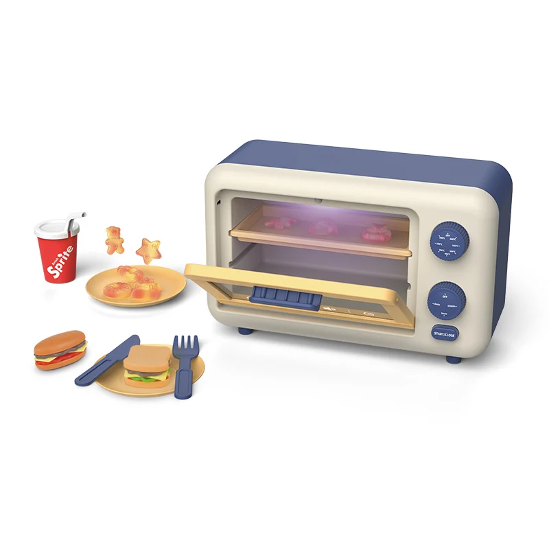 Battery operated baking oven cooking toy kitchen toys for kids pretend play