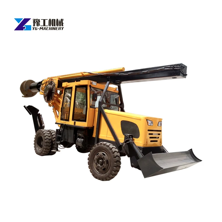 Hydraulic Automatic Trailer Mounted Rotary Rig Drilling Machine Rotary Head For Drill Rig