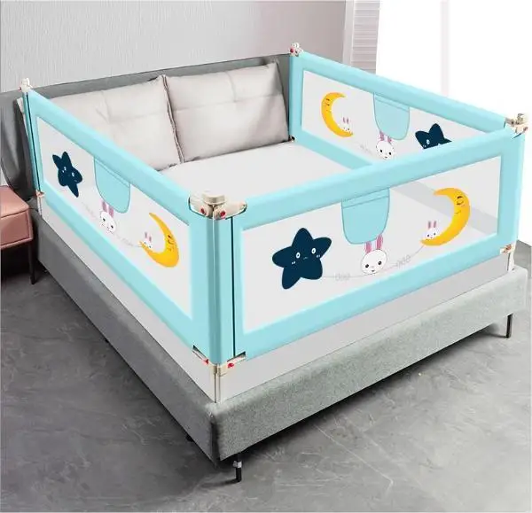 Luxury Foldable Portable Bedrail Kids Railing Protection Toddler Guard Fence Baby Safety Barrier Bed Rail
